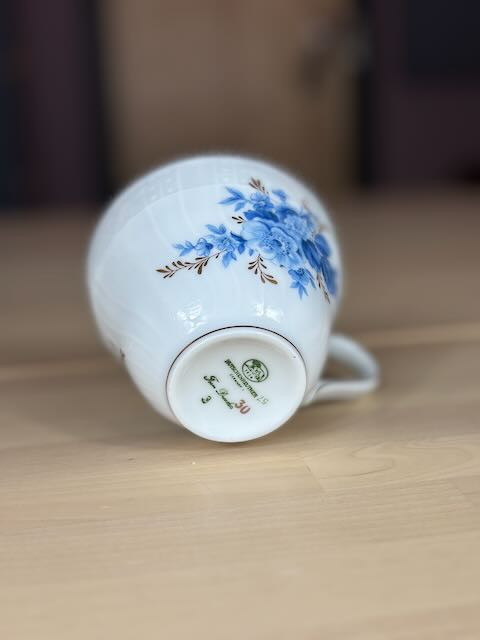德國 Hutschenreuter 獅牌 金邊咖啡杯